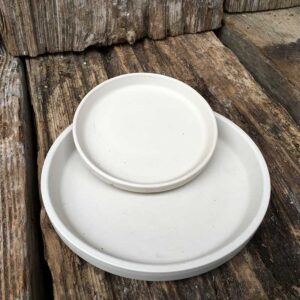 Basic White Terracotta Saucers