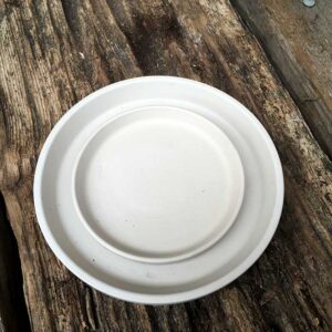 Basic White Terracotta Saucers