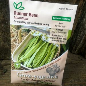 Runner Bean Moonlight (RHS Award of Garden Merit)