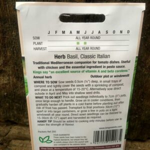 Basil Classic Italian (Seeds)