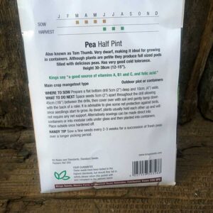 Pea Half Pint (First Early)