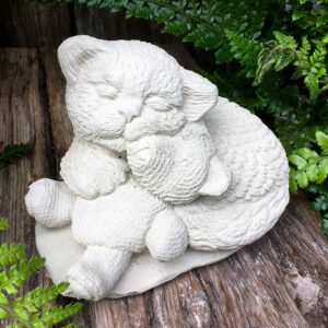 Cat with Teddy