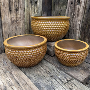 Leboue Bowl Pot – Bronze