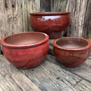 Leboue Bowl Pot – Red