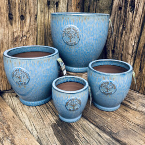 Heritage Edna Pot – Medium Soft Blue