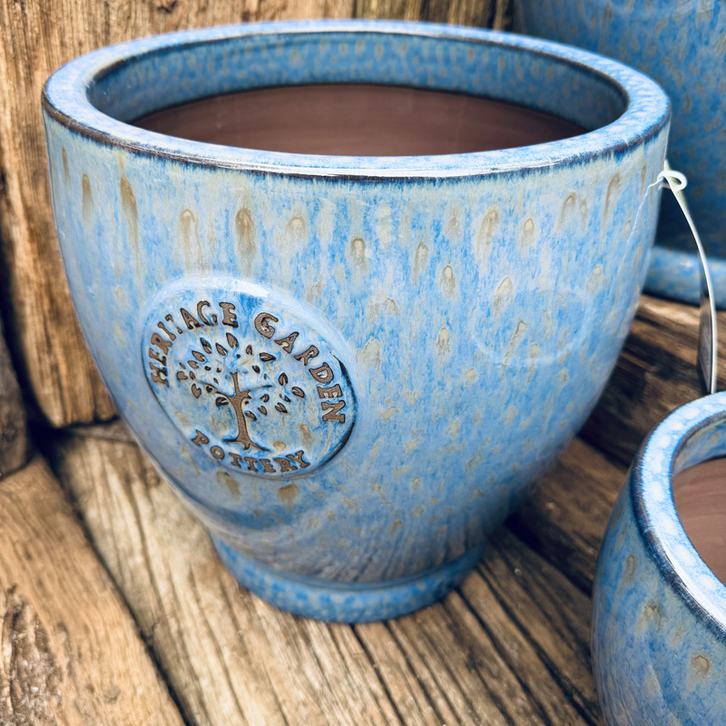 Heritage Edna Pot – Medium Soft Blue - Image 5