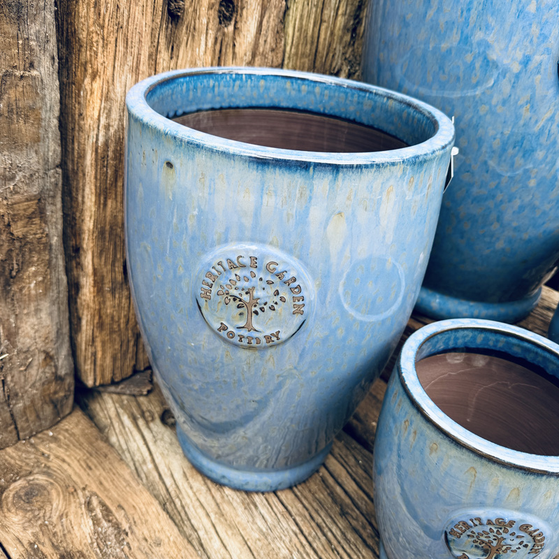 Heritage Edna Pot – Medium Soft Blue - Image 3
